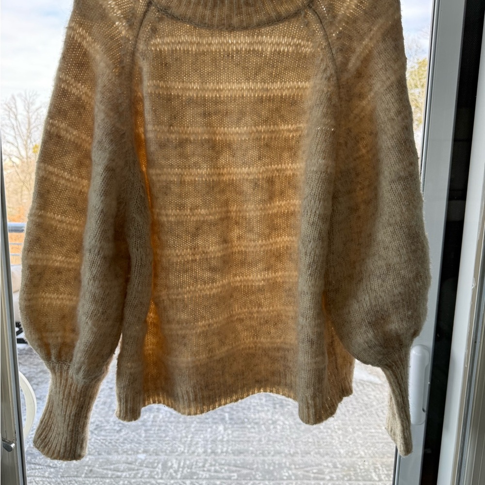 Only Cream Turtleneck Sweater